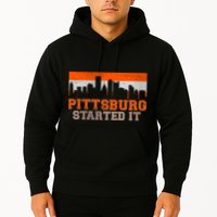 Pittsburgh Started It Skyline Hoodie