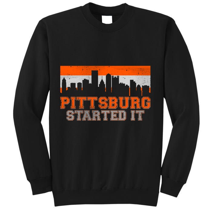 Pittsburgh Started It Skyline Sweatshirt