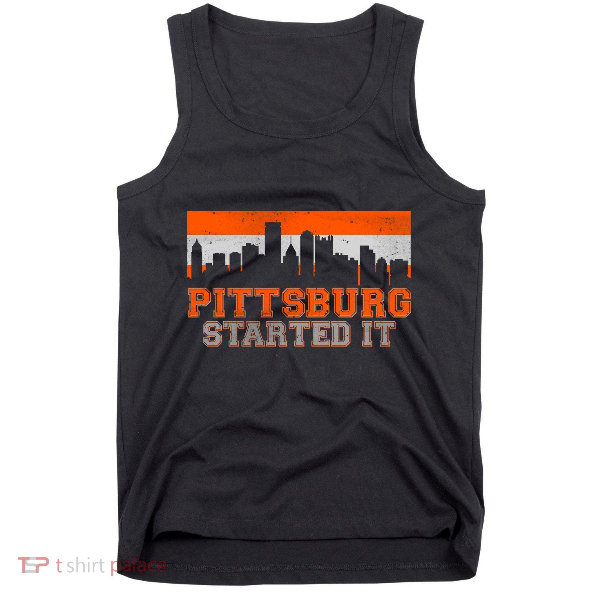 Pittsburgh Started It Skyline Tank Top