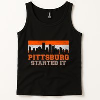 Pittsburgh Started It Skyline Tank Top