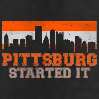 Pittsburgh Started It Skyline Microfiber Hand Towel