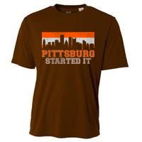 Pittsburgh Started It Skyline Cooling Performance Crew T-Shirt