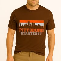 Pittsburgh Started It Skyline Performance Shirt