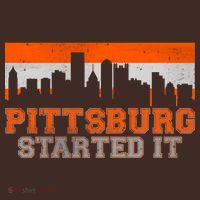 Pittsburgh Started It Skyline Performance Shirt
