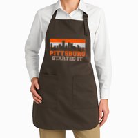 Pittsburgh Started It Skyline Apron