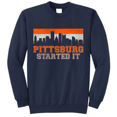 Pittsburgh Started It Skyline Sweatshirt