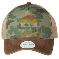 Pick It Up I'm Going Alone Funny Euchre Card Game Legacy Tie Dye Trucker Hat