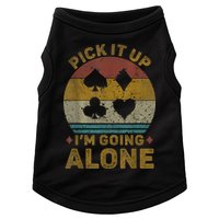 Pick It Up I'm Going Alone Funny Euchre Card Game Doggie Tank