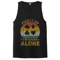 Pick It Up I'm Going Alone Funny Euchre Card Game PosiCharge Competitor Tank