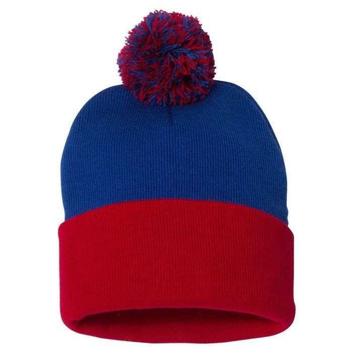 Pick It Up I'm Going Alone Funny Euchre Card Game Pom Pom 12in Knit Beanie