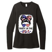 Party In Usa 4th Of July Flag American Womens CVC Long Sleeve Shirt