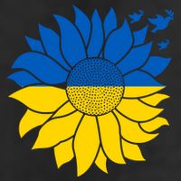Peace in Ukraine Sunflower Design for Wo Ukrainian Flag 11oz C Handle Ceramic Mug