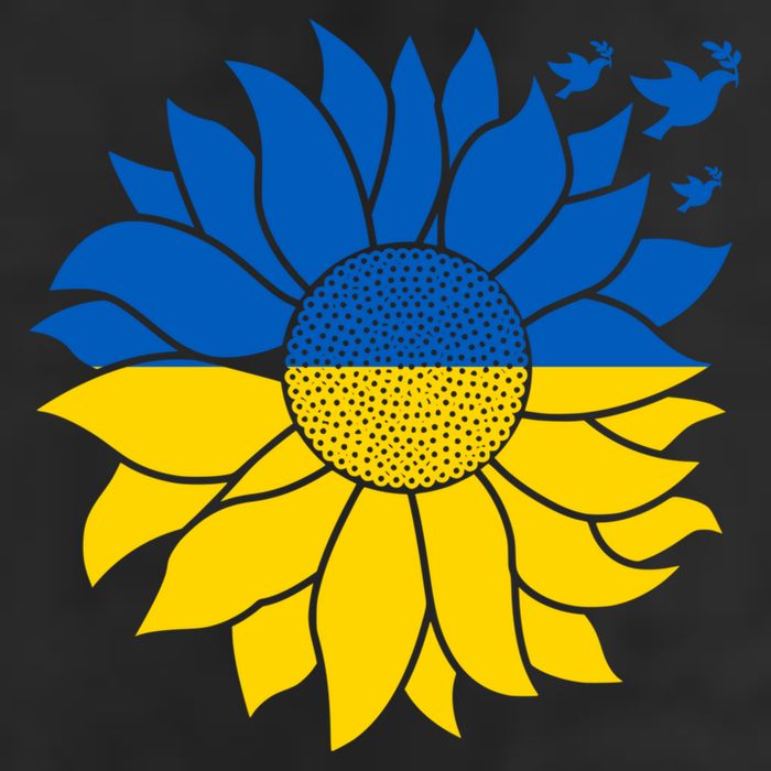 Peace in Ukraine Sunflower Design for Wo Ukrainian Flag 11oz C Handle Ceramic Mug