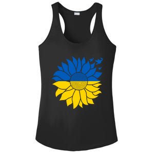 Peace in Ukraine Sunflower Design for Wo Ukrainian Flag Ladies PosiCharge Competitor Racerback Tank