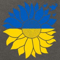 Peace in Ukraine Sunflower Design for Wo Ukrainian Flag Cotton Canvas Backpack