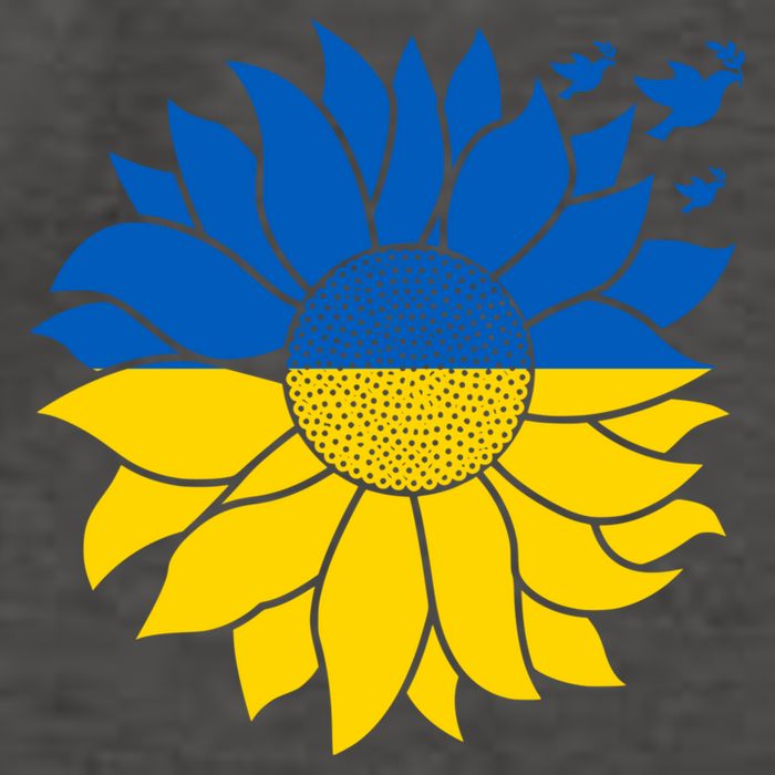 Peace in Ukraine Sunflower Design for Wo Ukrainian Flag Vector Backpack