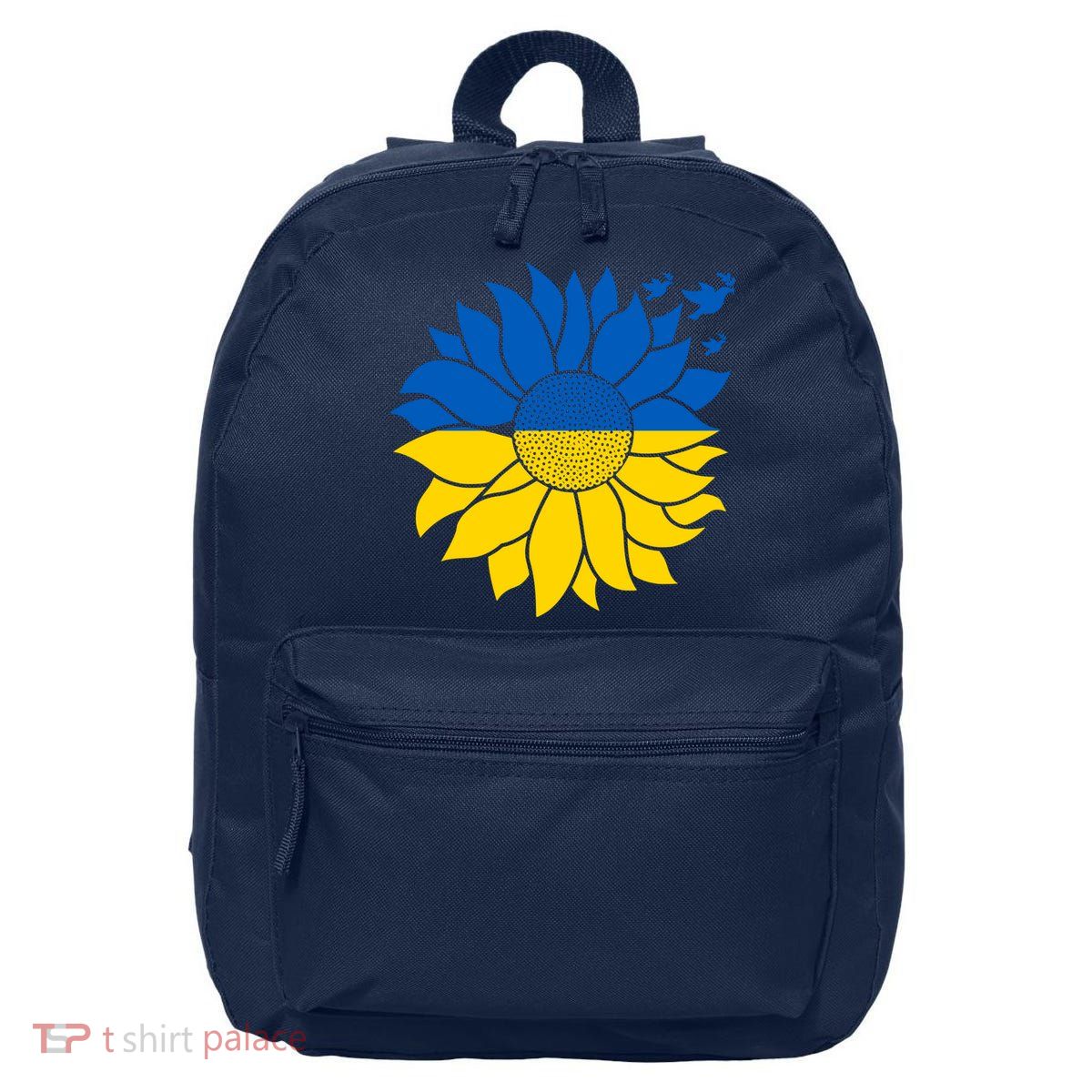 Peace in Ukraine Sunflower Design for Wo Ukrainian Flag 16 in Basic Backpack