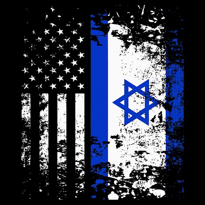Proud Israeli Usa Flag Patriotic Pride American Israel Flag Impact Tech Backpack