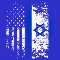Proud Israeli Usa Flag Patriotic Pride American Israel Flag 16 in Basic Backpack