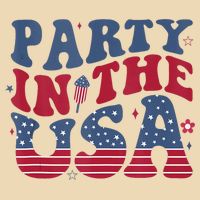 Party In Usa 4th Of July Flag American Drawstring Bag