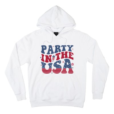 Party In Usa 4th Of July Flag American Hoodie