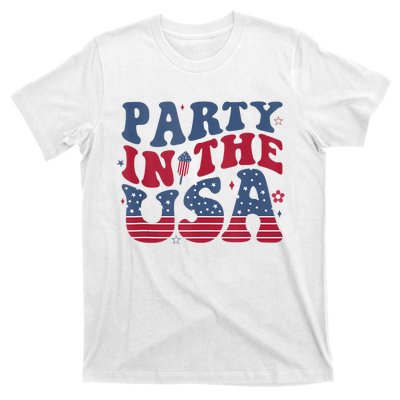 Party In Usa 4th Of July Flag American T-Shirt