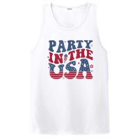 Party In Usa 4th Of July Flag American PosiCharge Competitor Tank