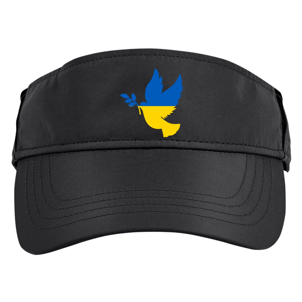 Peace In Ukraine Dove Adult Drive Performance Visor