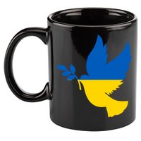 Peace In Ukraine Dove 11oz C Handle Ceramic Mug
