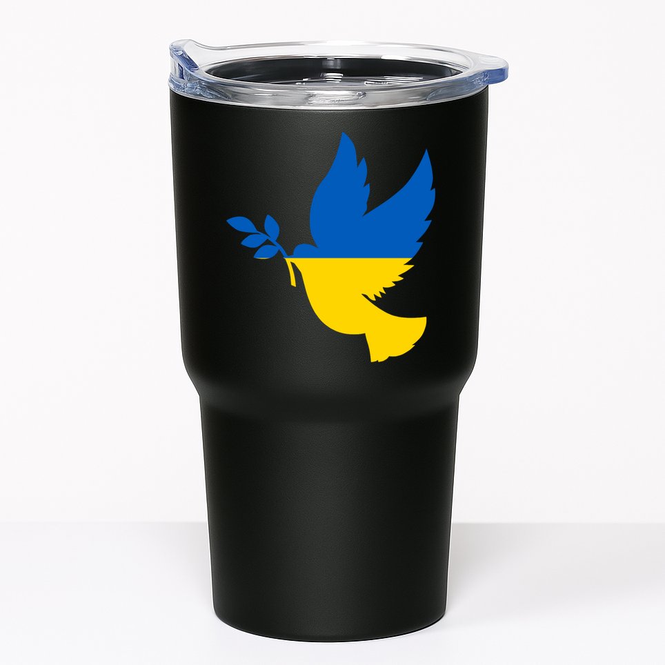 Peace In Ukraine Dove Tumbler
