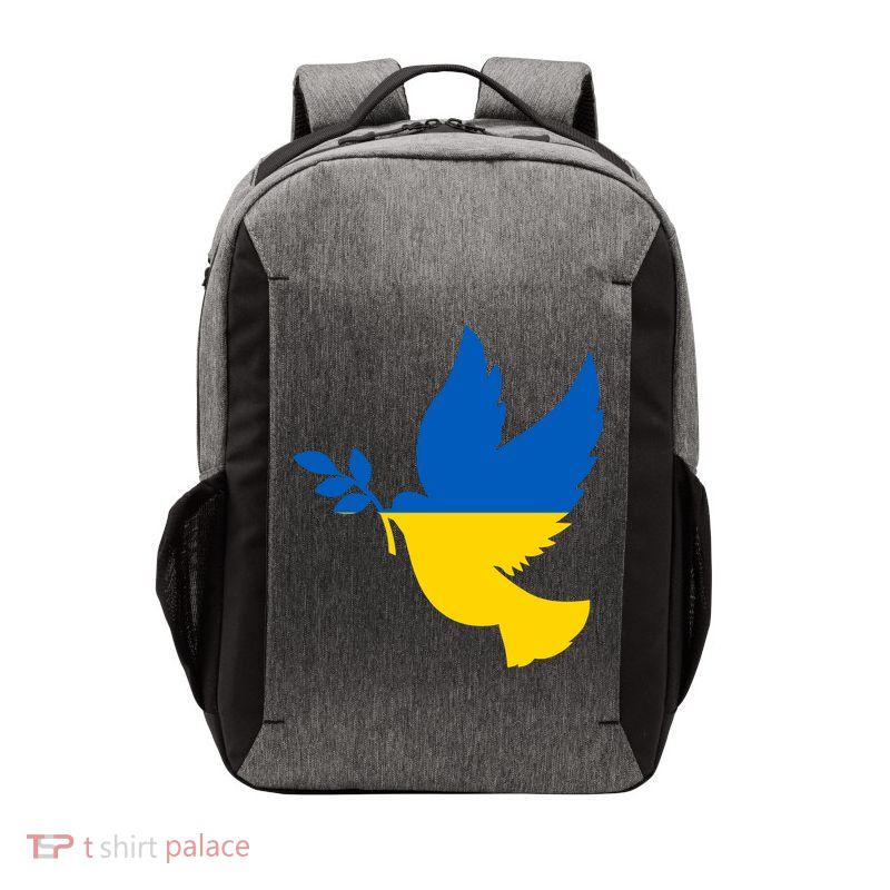 Peace In Ukraine Dove Vector Backpack