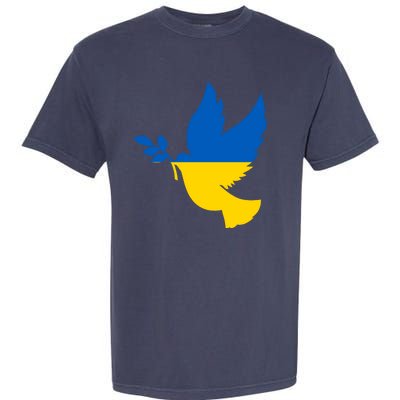 Peace In Ukraine Dove Garment-Dyed Heavyweight T-Shirt