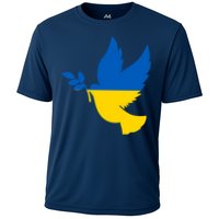 Peace In Ukraine Dove Cooling Performance Crew T-Shirt