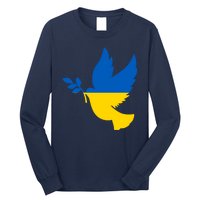 Peace In Ukraine Dove Long Sleeve Shirt