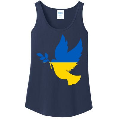 Peace In Ukraine Dove Ladies Essential Tank