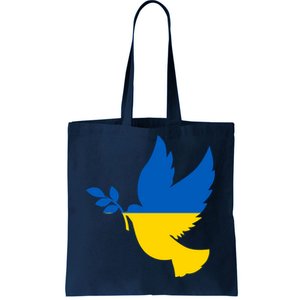 Peace In Ukraine Dove Tote Bag