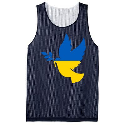 Peace In Ukraine Dove Mesh Reversible Basketball Jersey Tank