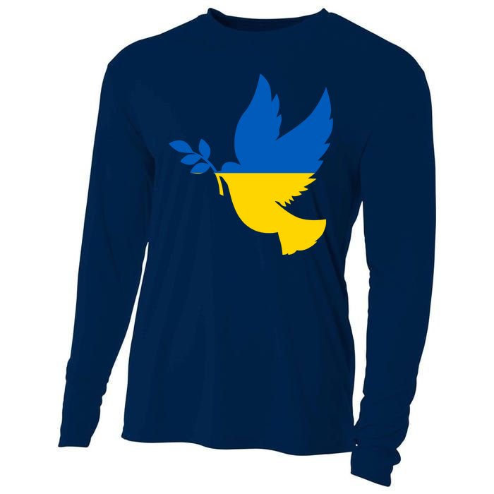 Peace In Ukraine Dove Cooling Performance Long Sleeve Crew