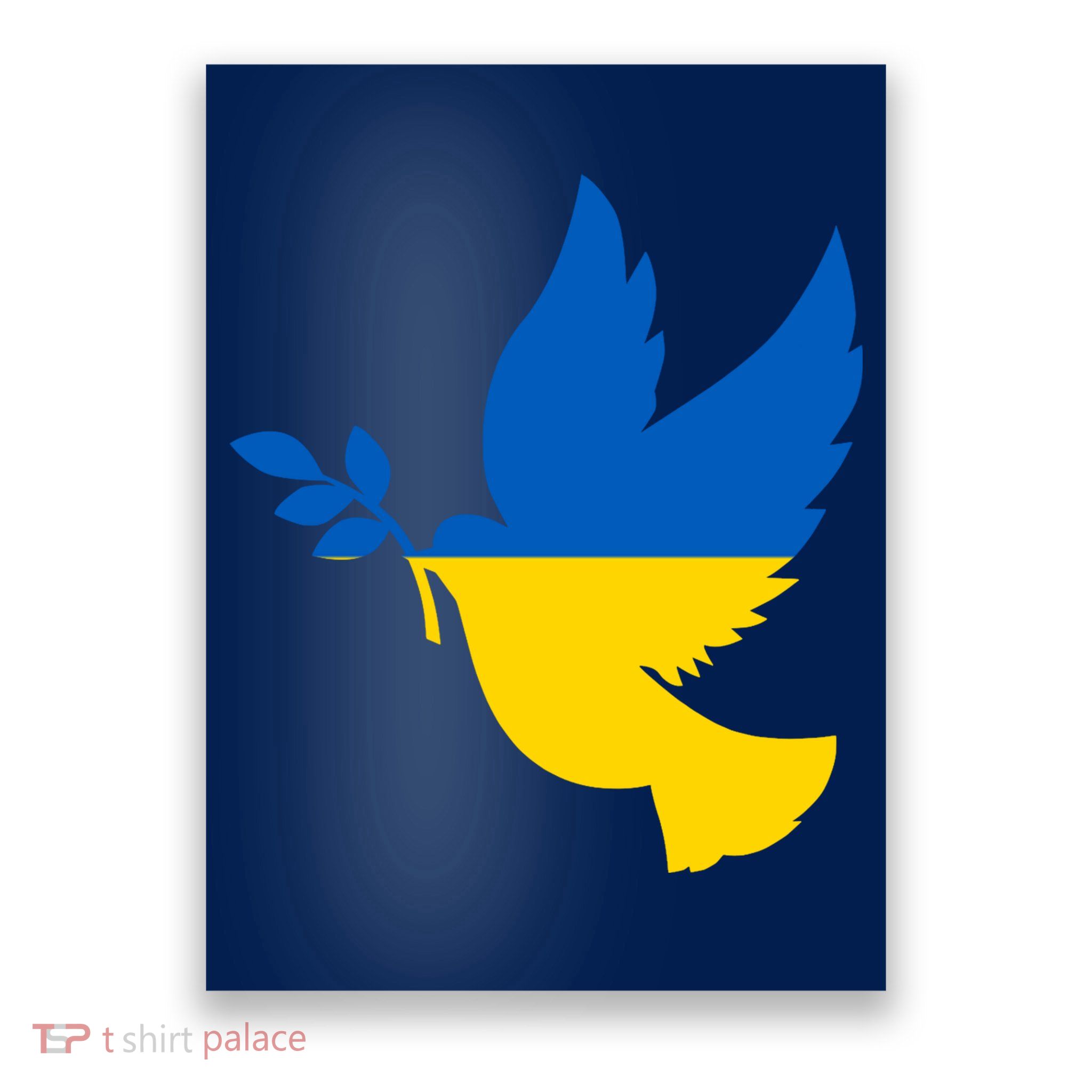 Peace In Ukraine Dove Poster