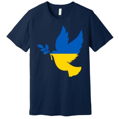 Peace In Ukraine Dove Premium T-Shirt