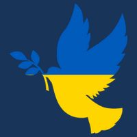 Peace In Ukraine Dove Baby Bodysuit