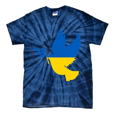 Peace In Ukraine Dove Tie-Dye T-Shirt