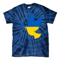 Peace In Ukraine Dove Tie-Dye T-Shirt