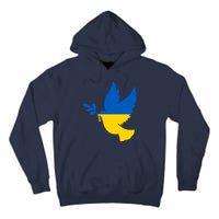 Peace In Ukraine Dove Tall Hoodie