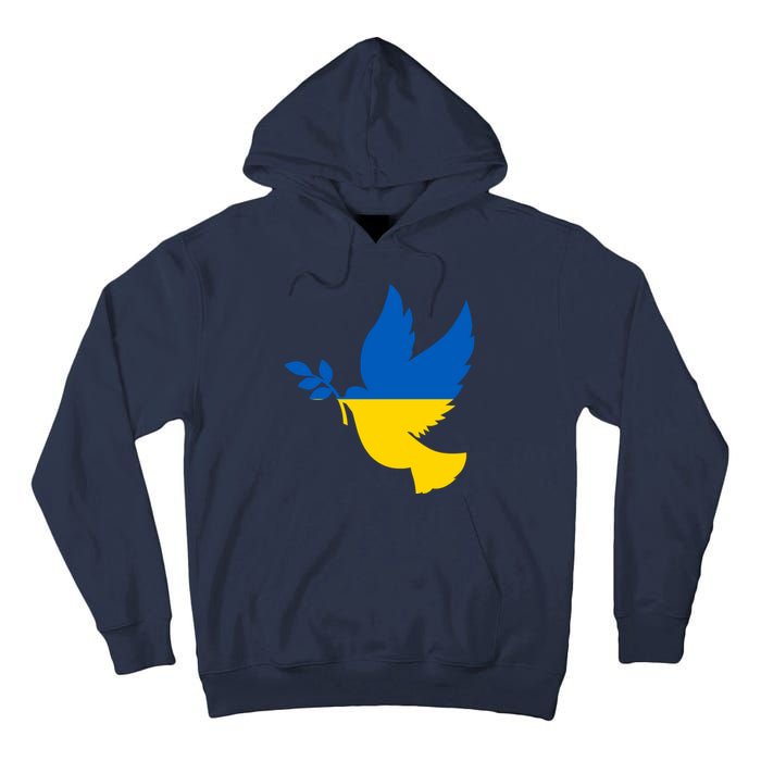 Peace In Ukraine Dove Tall Hoodie