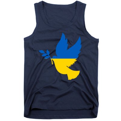 Peace In Ukraine Dove Tank Top