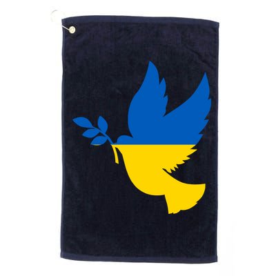 Peace In Ukraine Dove Golf Towel
