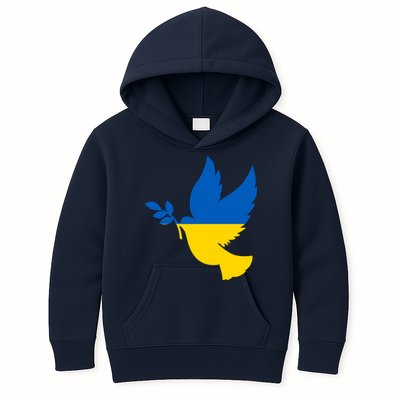 Peace In Ukraine Dove Kids Hoodie