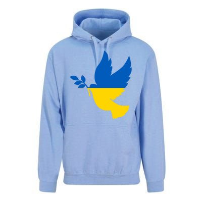 Peace In Ukraine Dove Unisex Surf Hoodie