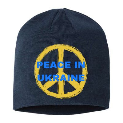 Peace In Ukraine Sustainable Beanie